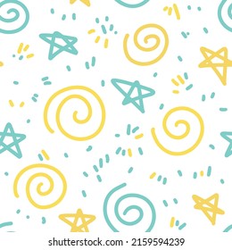 Funny vector pattern for wrap paper.