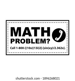 Funny Vector Quote Teacher Math and Science 