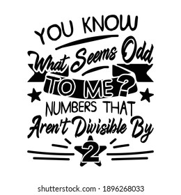 Funny Vector Quote Teacher Math and Science 