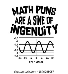Funny Vector Quote Teacher Math and Science 