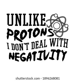 Funny Vector Quote Teacher Math and Science 