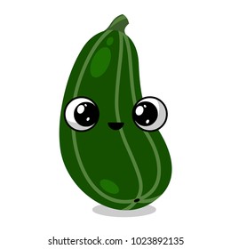 funny vegetable face, social media icon
