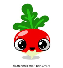 funny vegetable face, social media icon