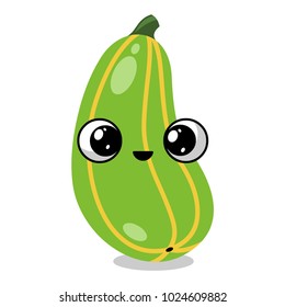 funny vegetable face, social media icon