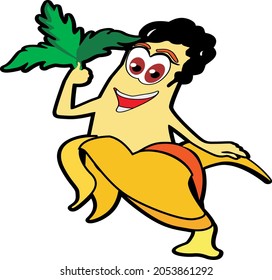 funny vegetable in vector art style
