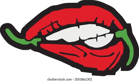 funny vegetable in vector art style

