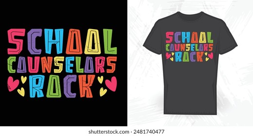Funny Vintage Back To School T-shirt Design