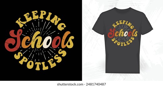 Funny Vintage Back To School T-shirt Design