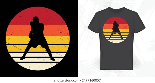 Funny Vintage Boxing T-shirt Design