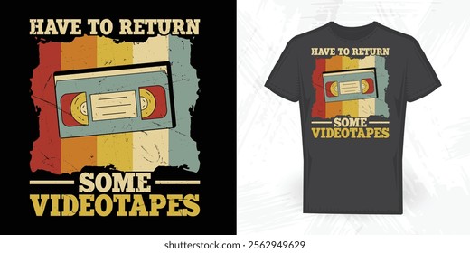 Funny Vintage Cassette Music Mixtape T-shirt Design