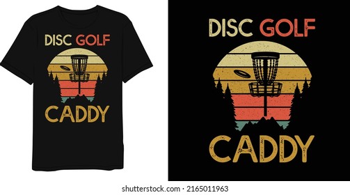 Funny  Vintage Color Disc Golf Designs For Men Women Golfers T-Shirt