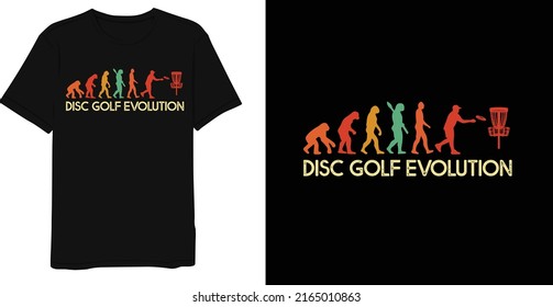 Funny Vintage Disc Golf Retro T-Shirt Design 