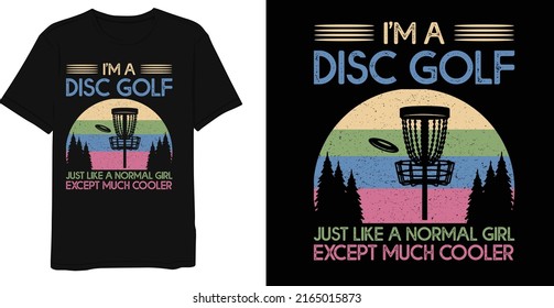 Funny Vintage Disc Golf Retro T-Shirt
