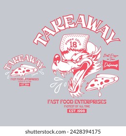 funny vintage fast food restourant design
