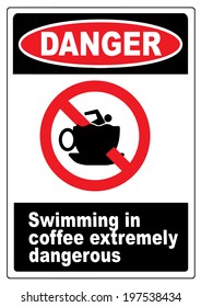 Funny warning sign