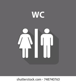 funny wc restroom symbols