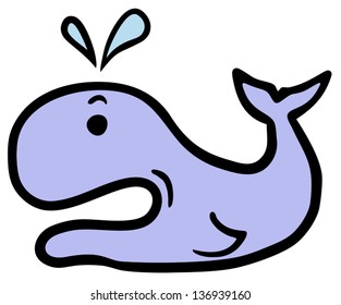 Funny whale