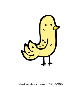 Funny Yellow Bird Cartoon Stock Vector (Royalty Free) 73055206 ...