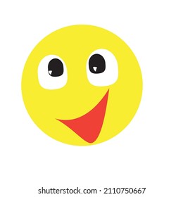 Funny Yellow Emoticon Bulging Eyes Stock Vector (Royalty Free ...