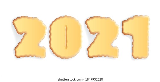 Funny yellow gourmet crunchy cooking cracker pie meal word date counter script. Hand drawn fun candy nutrition shape calendar merry xmas logo emblem card. Modern happy art white space style design