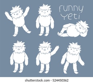 Funny yeti set. 