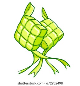 Gambar Ketupat Kartun Png