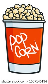 Funny and yummy red popcorn packaging for your entertainment supplies