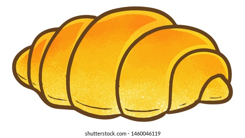 Funny and yummy simple bread ready to eat