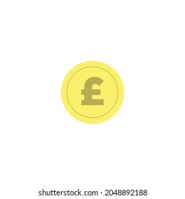 funt sterling symbol graphic element Illustration template design