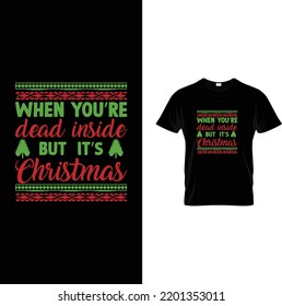 funy christmas t shirt design