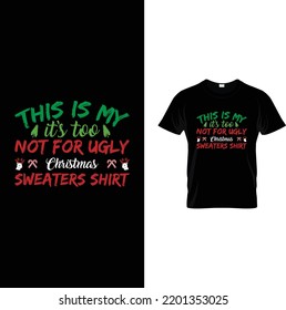 funy christmas t shirt design