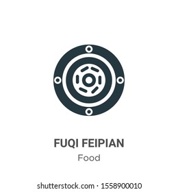 Fuqi feipian vector icon on white background. Flat vector fuqi feipian icon symbol sign from modern food collection for mobile concept and web apps design. svg