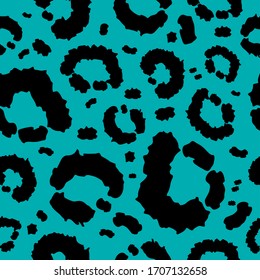 Fur animal print seamless vector background EPS 10