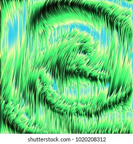 Fur background. Aurora. Ice texture. Feather pattern.