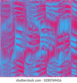 Fur background. Aurora. Ice texture. Feather pattern.