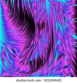 Fur background. Aurora. Ice texture. Feather pattern.