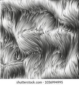Fur background. Aurora. Ice texture. Feather pattern.