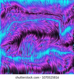 Fur background. Aurora. Ice texture. Feather pattern.