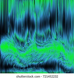 Fur background. Aurora. Ice texture.  Feather pattern.