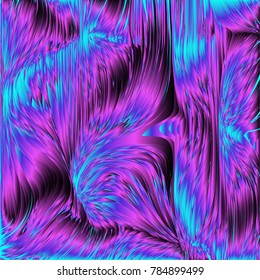 Fur background. Aurora. Ice texture. Feather pattern.