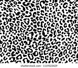 Fur cheetah. Template. Texture of natural fur.Abstract vector illustration. Object isolated on white