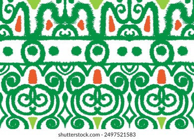 Fur ethnic seamless pattern illustration in style of African, Mayan, Aztec. Abtract background with folk pattern. Fur texture graphic design for fashion such as cloth fabric, curtain, carpet, drapery.