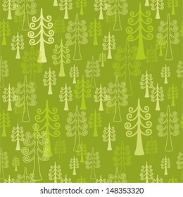 Fur forest pattern