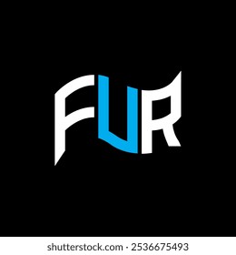 FUR logo design, FUR simple and modern logo. FUR luxurious alphabet design  