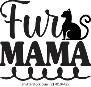 Mama, Svg T-Shirt Design und Vektordatei.