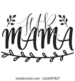 Fur mama t-shirt design ,vector file.