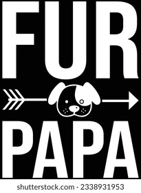 Fur papa EPS file for cutting machine. You can edit and print this vector art with EPS editor.