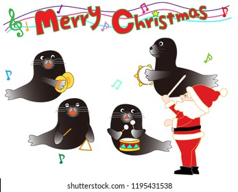 Fur seals sing at Christmas concerts and play musical instruments.
