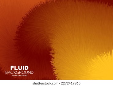 Fur texture golden pattern luxury theme modern art background use for advertisment poster website banner landing page product package design vector eps.