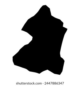 Fureso Municipality map, administrative division of Denmark. Vector illustration.